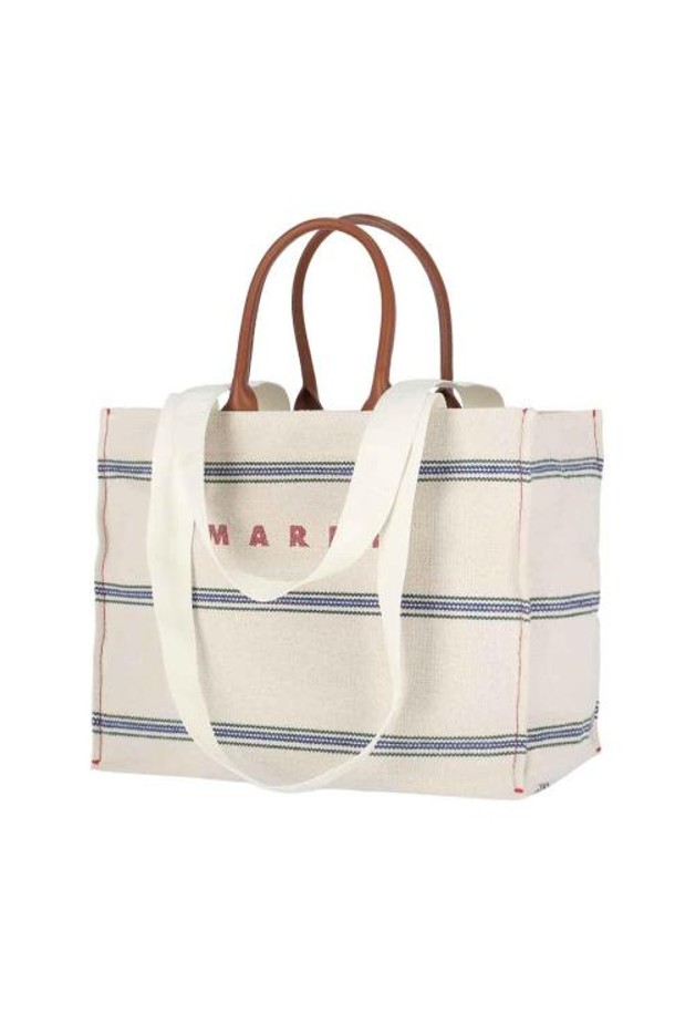 MARNI - 토트백 - 24FW 마르니 토트백 SHMQ0068A0P6457ZO706 White