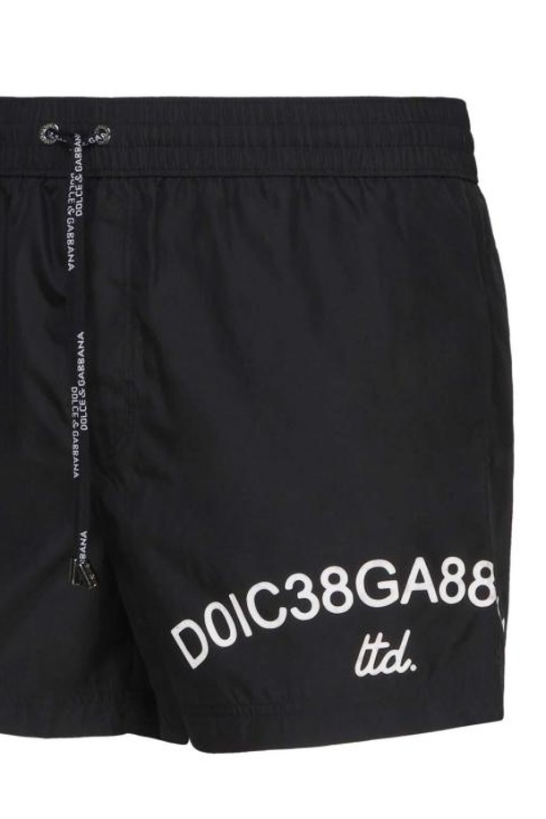 DOLCE & GABBANA - 하프팬츠 - 24FW 돌체앤가바나 스윔팬츠 M4F31TFUSFWN0000 Black