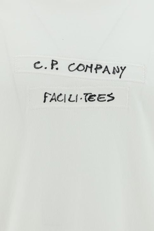 C.P COMPANY - 반팔티셔츠 - 24SS 씨피 컴퍼니 반팔 티셔츠 16CMTS289A005431G103 DOM