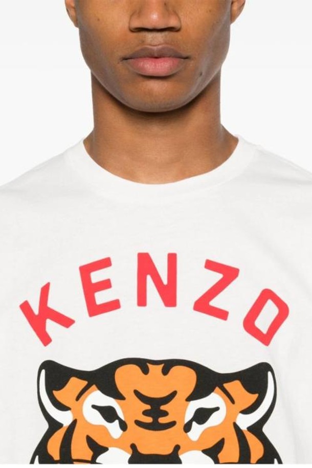 KENZO - 반팔티셔츠 - 24FW 겐조 반팔 티셔츠 FE68TS0094SG White