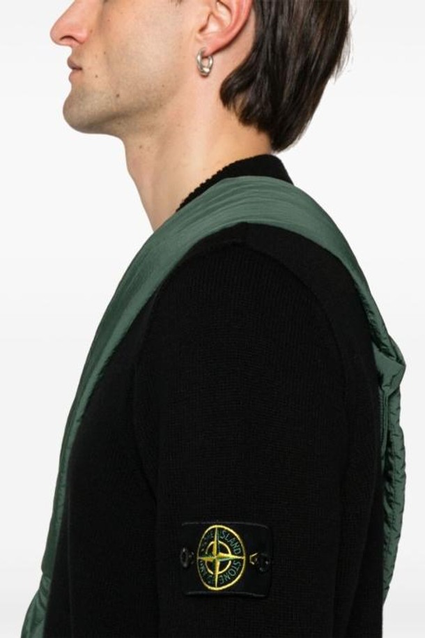 STONE ISLAND - 스웨터 - 24FW 스톤 아일랜드 스웨터 8115508A3 A0029 BLACK