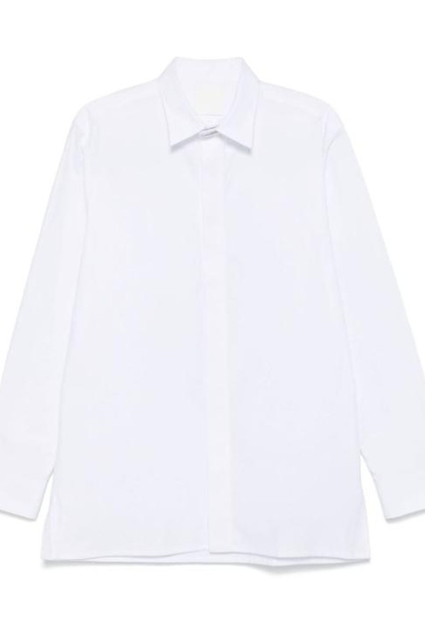 GIVENCHY - 긴팔셔츠 - 25SS 지방시 긴팔 셔츠 BM612U15H7 100 White