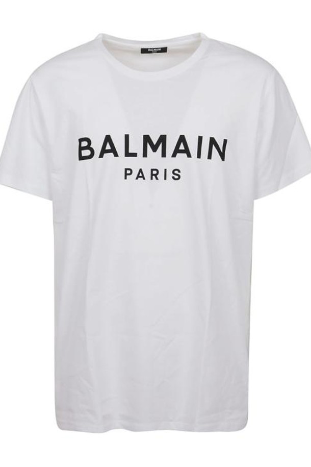 BALMAIN - 반팔티셔츠 - 25SS 발망 반팔 티셔츠 EH1EG010BB73 White