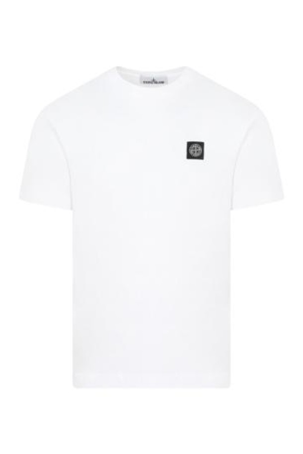 STONE ISLAND - 반팔티셔츠 - 25SS 스톤 아일랜드 반팔 티셔츠 K1S152100039 S0013 White