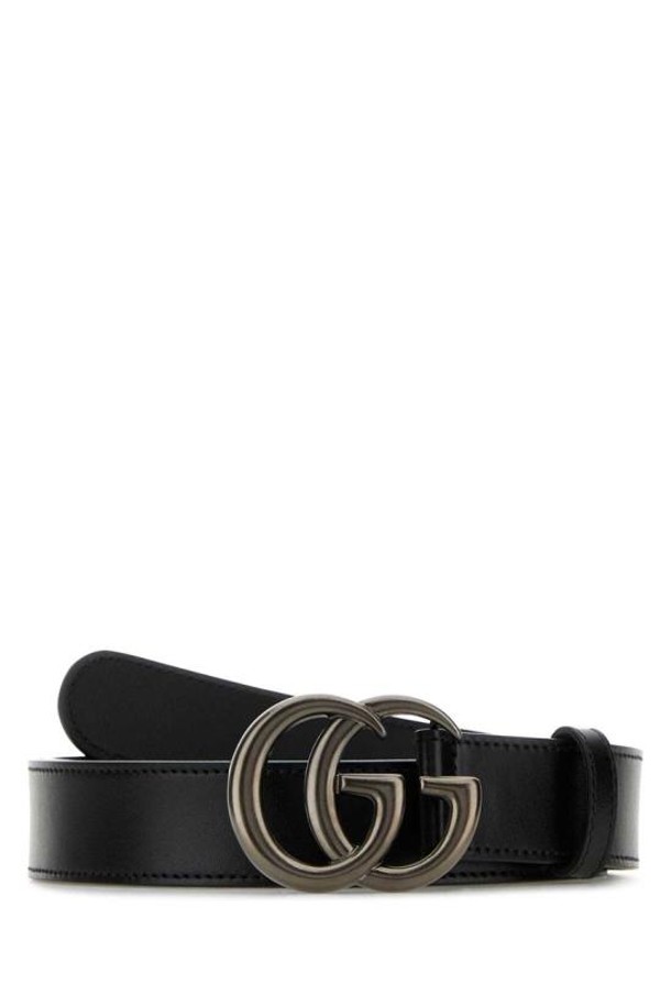 GUCCI - 벨트 - 25SS 구찌 가죽 벨트 414516 0YA0V 1000 Black