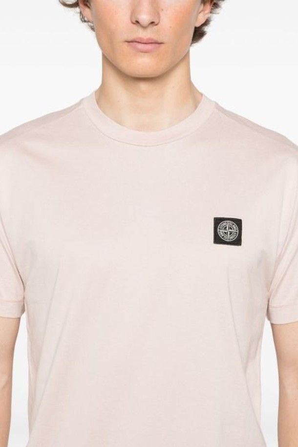 STONE ISLAND - 반팔티셔츠 - 25SS 스톤 아일랜드 반팔 티셔츠 K1S152100039 Pink