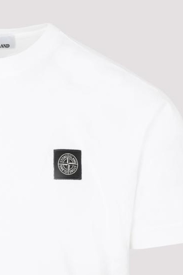 STONE ISLAND - 반팔티셔츠 - 25SS 스톤 아일랜드 반팔 티셔츠 K1S152100039 S0013 White