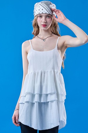 미디 에어리 쿨링 캉캉 뷔스티에 끈나시 이너 [WHITE] 나시 ver.