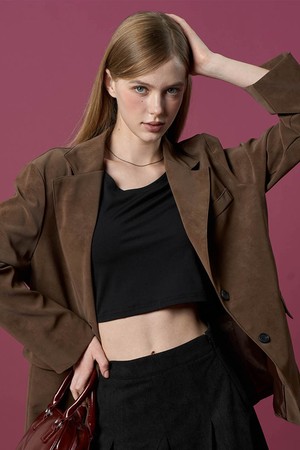 HAUS 072C] PANCHO.st GENDERLESS JACKET PADDING BLUE