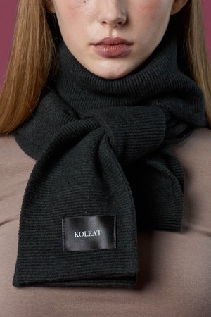 [5colors] 도톰 니트 무지 데일리 롱기장 머플러 목도리