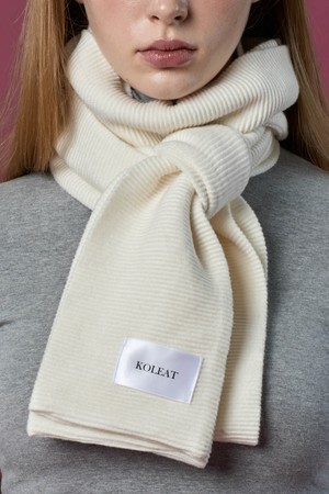 [5colors] 도톰 니트 무지 데일리 롱기장 머플러 목도리