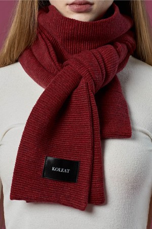 [5colors] 도톰 니트 무지 데일리 롱기장 머플러 목도리