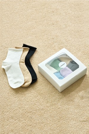 [선물포장]데일리양말 기프트 세트(6족1세트)