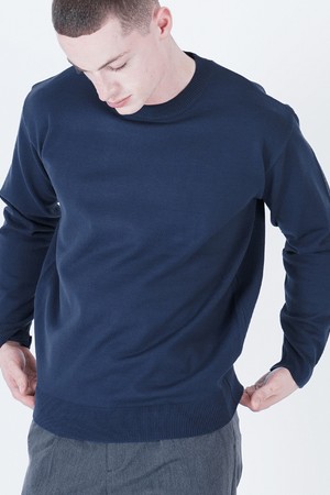 Hazzy Cashmere Round Knit (Navy)