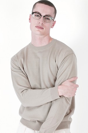 Heavy Basic Round Knit (Sand)