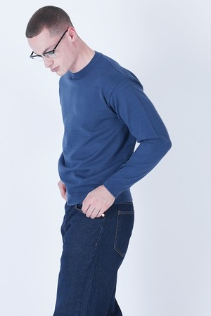 Heavy Basic Round Knit (Deep Blue)