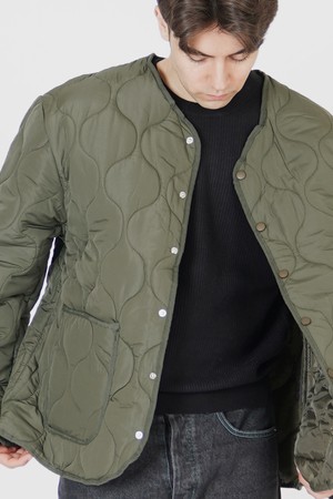 Quilting Light Up Down Jacket (Khaki)