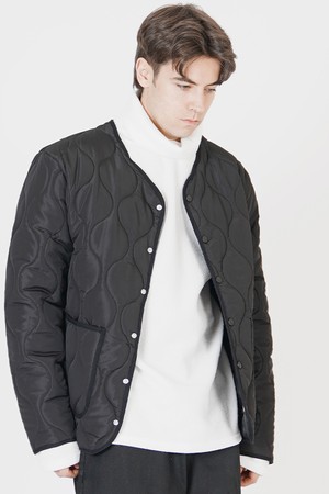 Quilting Light Up Down Jacket (Black)