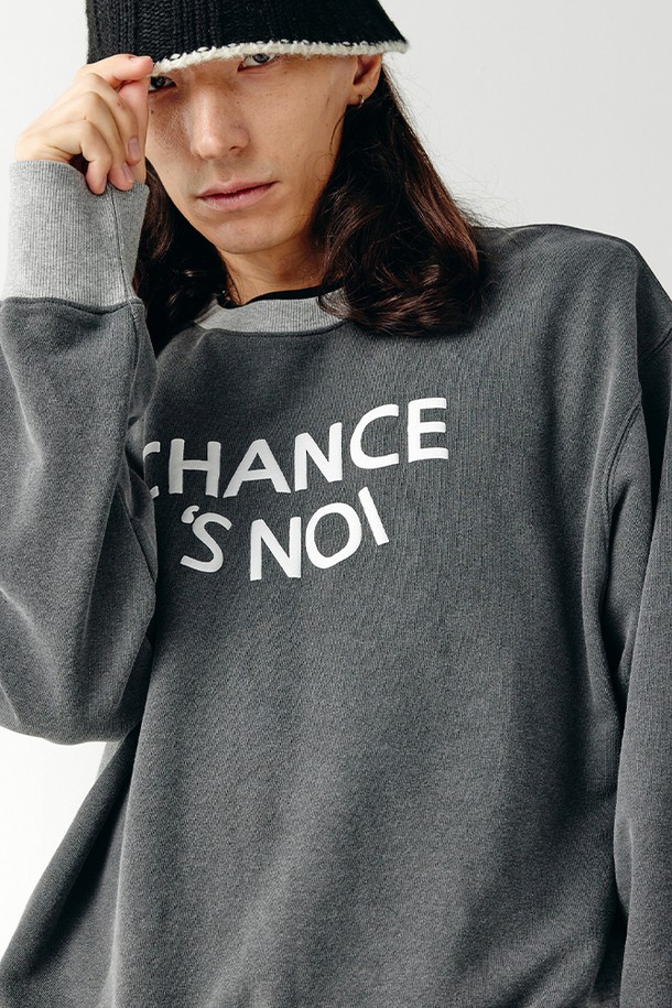 CHANCE'S NOI - 스웨트셔츠 - S`noi Sweat Shirt (Mix-Chacoal)