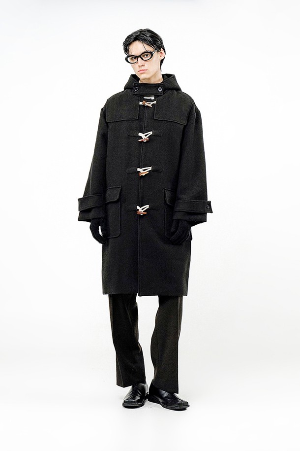 CHANCE'S NOI - 코트 - League Duffle Coat - Black /LGDFCT-BK-M