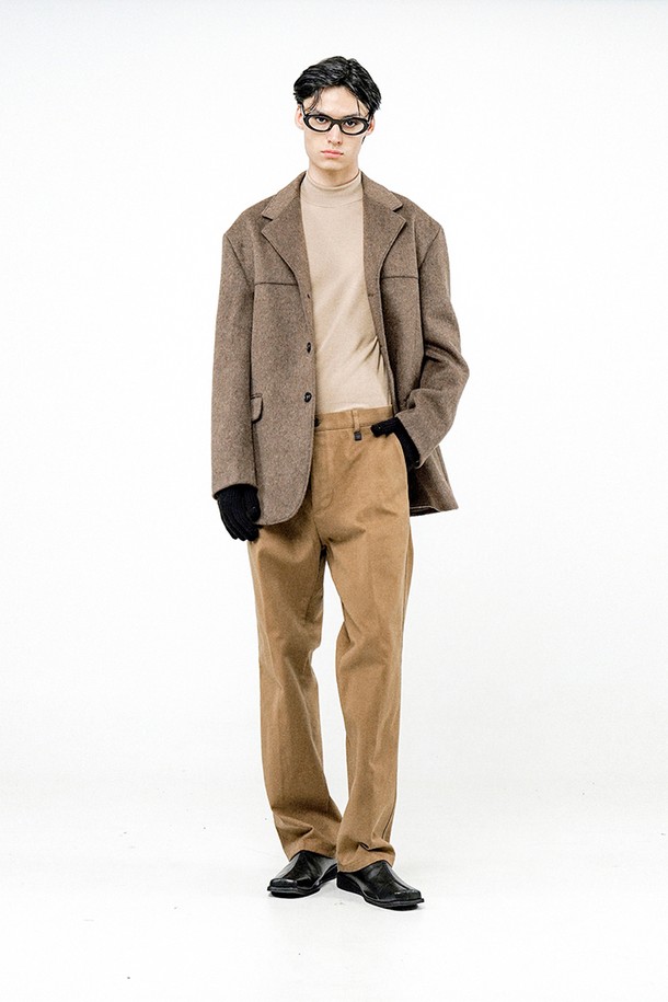 CHANCE'S NOI - 수트/블레이저자켓 - Daddy Wool Blazer Jacket - Brown /M24OT02BR