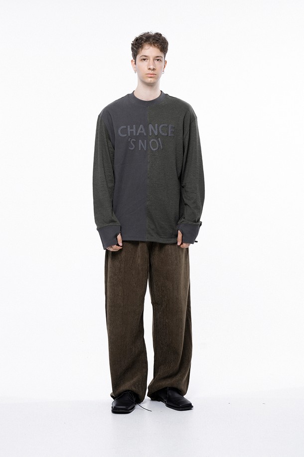 CHANCE'S NOI - 캐주얼팬츠 - Jacquard String Rug Pants - Brown /M243PT02BR