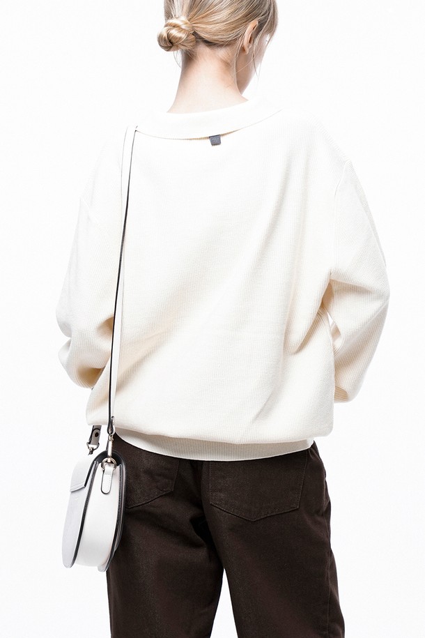 CHANCE'S NOI FOR WOMEN - 스웨터 - Soft Two-button Collar Knit - Ivory /W243TP09IV