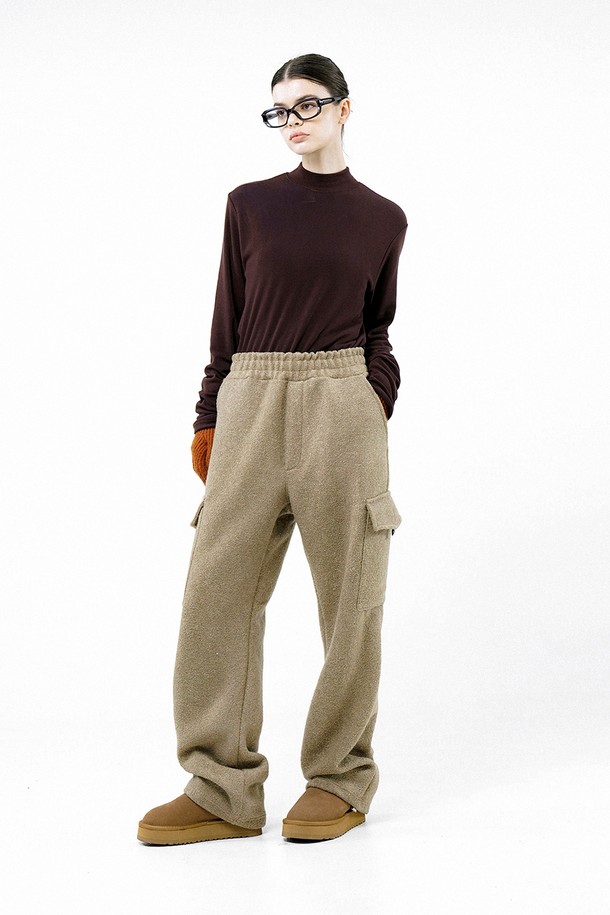 CHANCE'S NOI FOR WOMEN - 캐주얼팬츠 - [for Women] Boucle Cargo String Pants - Oatmeal /W244PT05OT