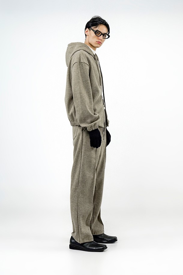 CHANCE'S NOI - 캐주얼팬츠 - Ribbed Kint String Pants - Khaki /M244PT04KA