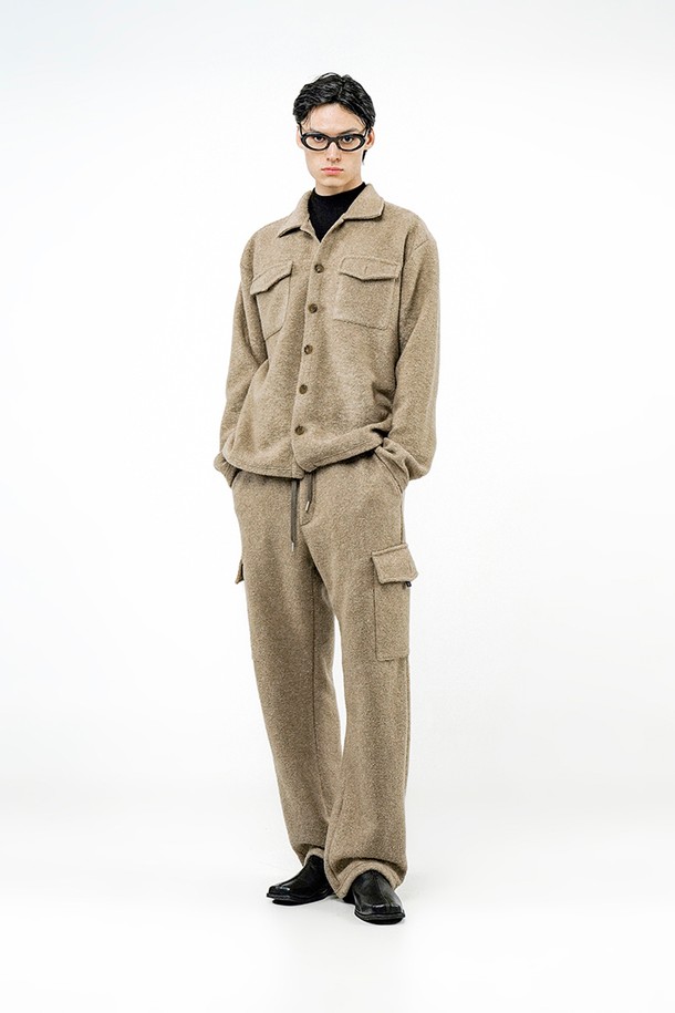 CHANCE'S NOI - 캐주얼팬츠 - Boucle Cargo String Pants - Oatmeal /W244PT05OT-M