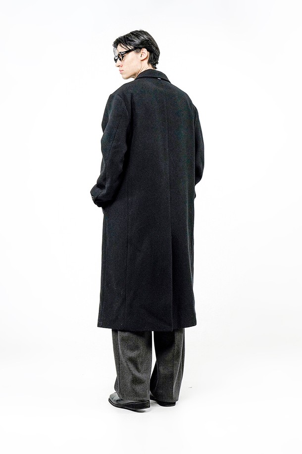 CHANCE'S NOI - 코트 - Oversized Wool double coat - Black /W244OT02BK-M