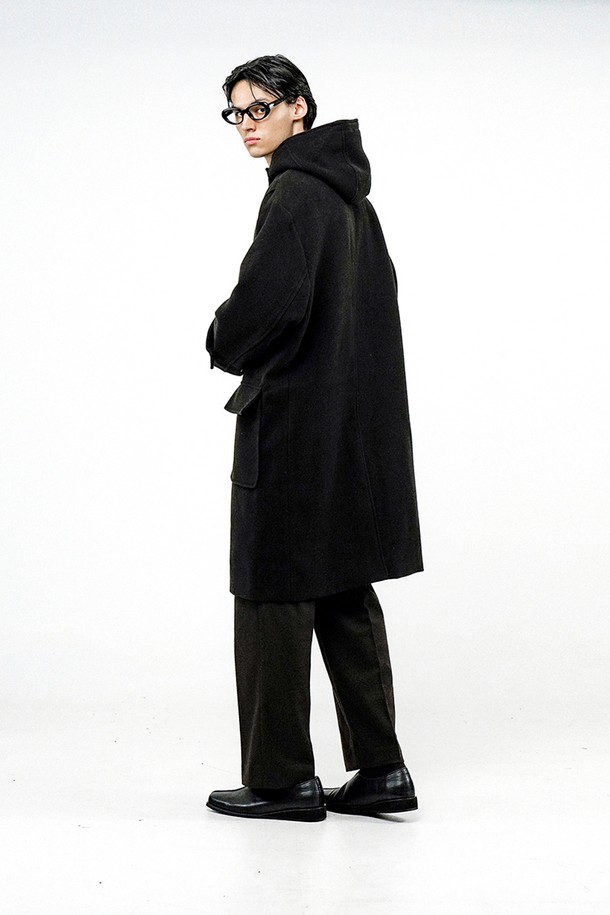 CHANCE'S NOI - 코트 - League Duffle Coat - Black /LGDFCT-BK-M