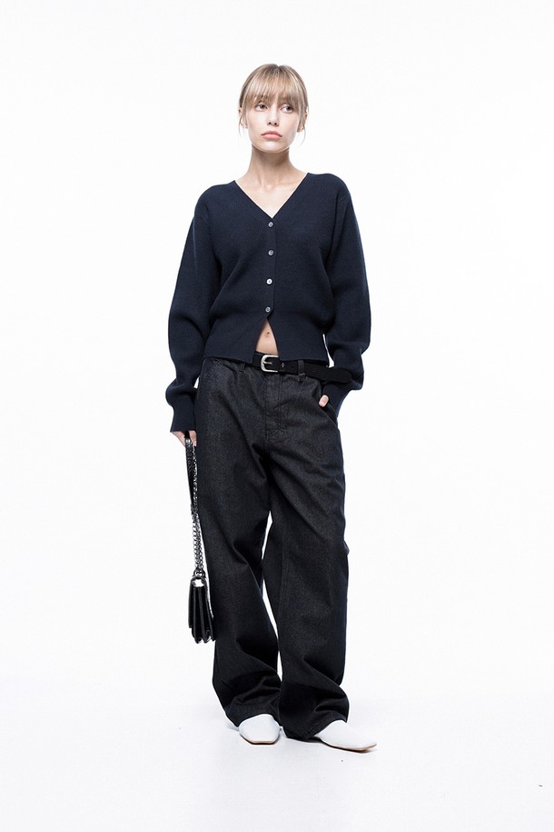 CHANCE'S NOI FOR WOMEN - 캐주얼팬츠 - Non-faded Standard Denim - Navy Indigo /W243PT02NY