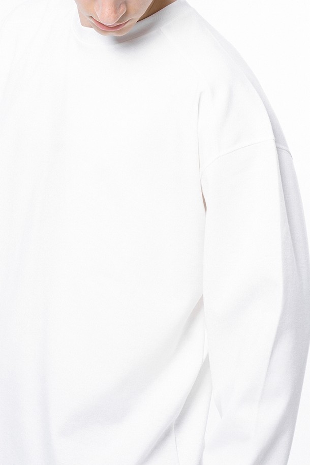 CHANCE'S NOI - 긴팔티셔츠 - Ponte Slit Long-sleeved - White /M243TP02WH