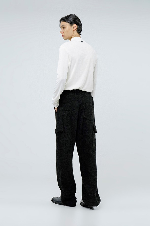 CHANCE'S NOI - 캐주얼팬츠 - Boucle Cargo String Pants - Black /W244PT05BK-M