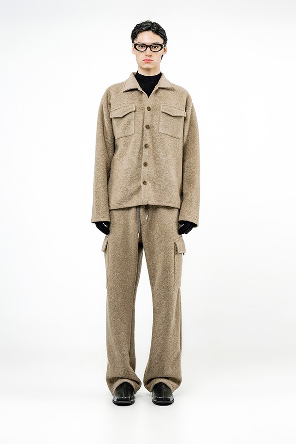 CHANCE'S NOI - 캐주얼팬츠 - Boucle Cargo String Pants - Oatmeal /W244PT05OT-M