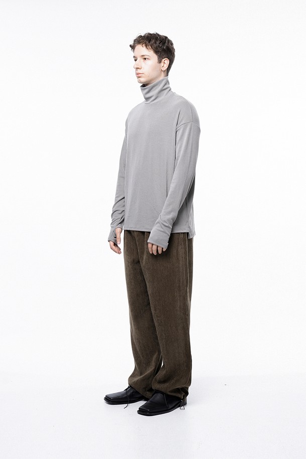 CHANCE'S NOI - 캐주얼팬츠 - Jacquard String Rug Pants - Brown /M243PT02BR