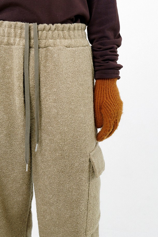 CHANCE'S NOI FOR WOMEN - 캐주얼팬츠 - [for Women] Boucle Cargo String Pants - Oatmeal /W244PT05OT