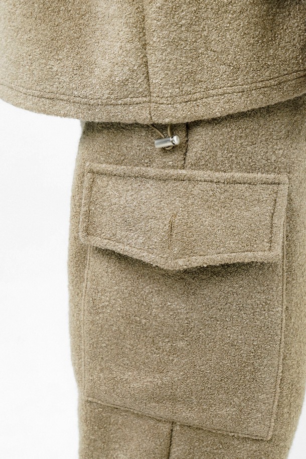 CHANCE'S NOI FOR WOMEN - 가디건 - [for Women] Boucle Pocket Shirt Jacket - Oatmeal /W244TP01OT