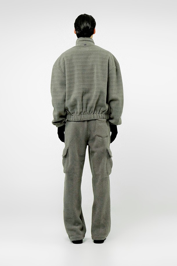 CHANCE'S NOI - 캐주얼팬츠 - Fleece String Cargo Pants - Khaki /M244PT05KA