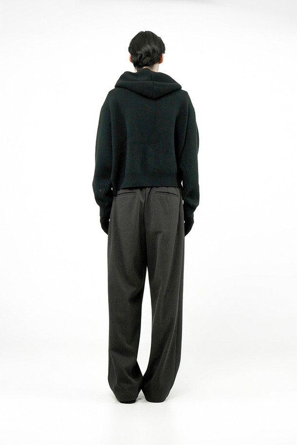 CHANCE'S NOI - 후디 - Sweater hooded Zip-up - Black /M244TP05BK