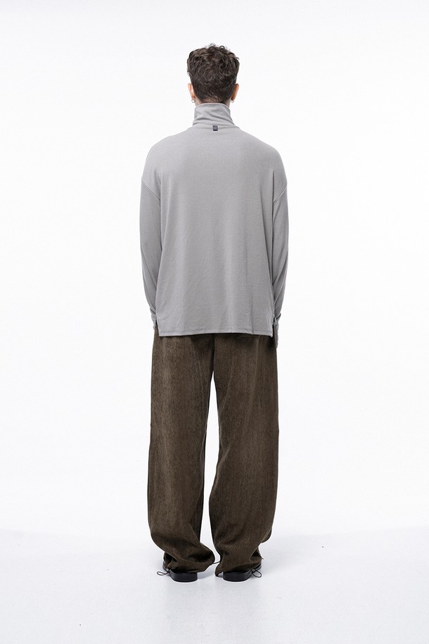 CHANCE'S NOI - 캐주얼팬츠 - Jacquard String Rug Pants - Brown /M243PT02BR