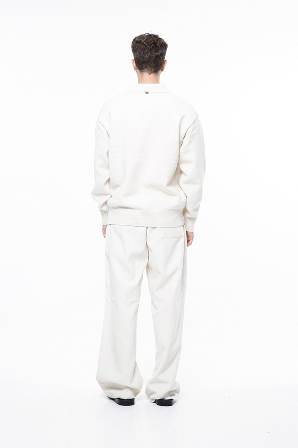 CHANCE'S NOI - 캐주얼팬츠 - Jacquard String Rug Pants - Ivory /M243PT02IV