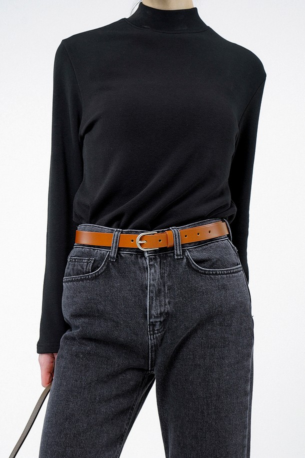 CHANCE'S NOI FOR WOMEN - 캐주얼팬츠 - [for Women] Washed Slim Napping Denim - Charcoal /W244PT04CH