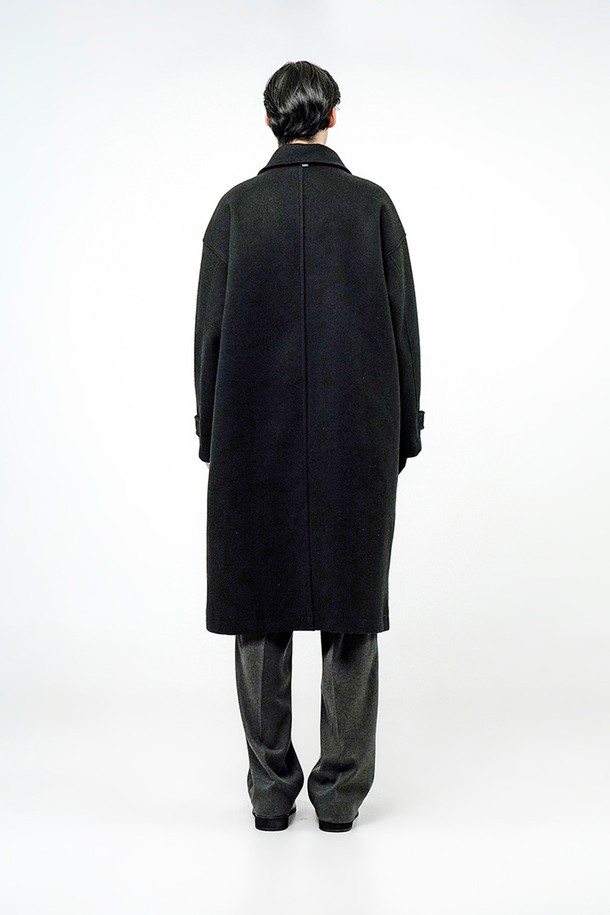 CHANCE'S NOI - 코트 - Oversized Snap Duffel Coat - Black /W244OT01BK-M