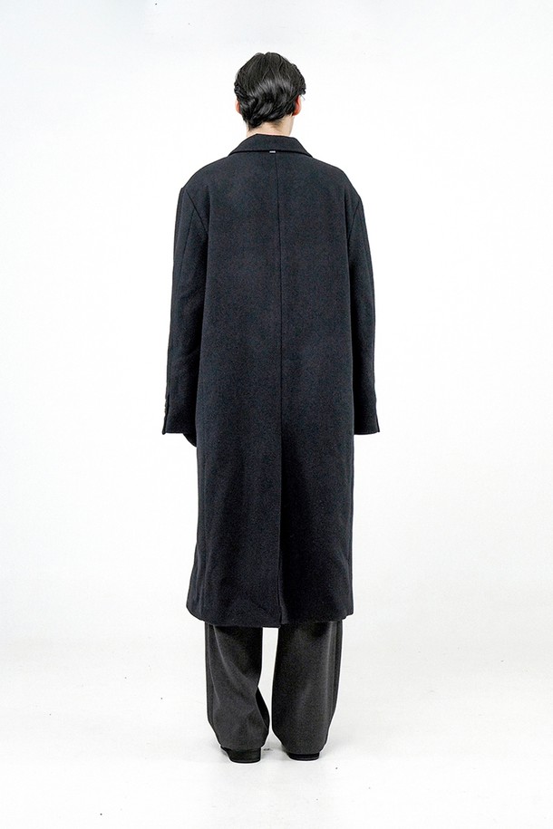 CHANCE'S NOI - 코트 - Oversized Wool double coat - Black /W244OT02BK-M