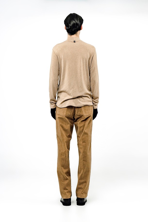 CHANCE'S NOI - 스웨터 - Fleece Wool Half Turtleneck - Beige /M244TP03BE