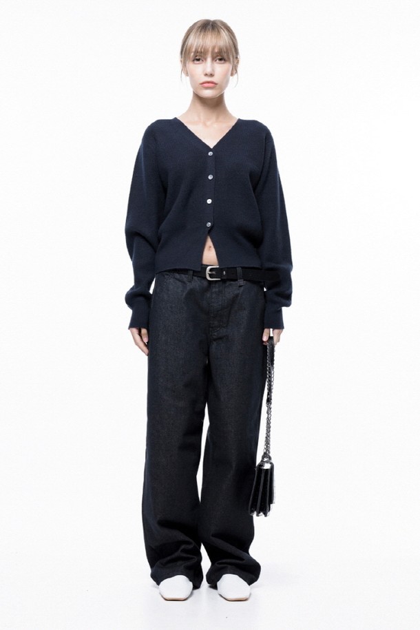 CHANCE'S NOI FOR WOMEN - 캐주얼팬츠 - Non-faded Standard Denim - Navy Indigo /W243PT02NY