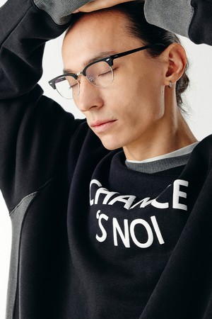 S`noi Sweat Shirt (Mix-Black)