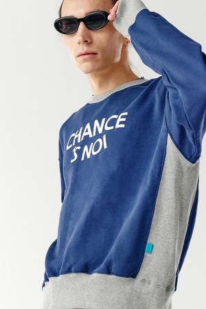 S`noi Sweat Shirt (Mix-Navy)